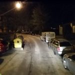Hasiči v Dačicích se zásahovým vozem v úterý večer kontrolovali průjezdnost ulic