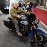 VIDEO: Prezident Petr Pavel zahájil výstavu motocyklů, přijel na svém