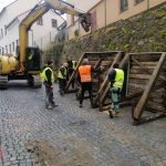 Jordánskou ulicí pod Holečkovými sady v Táboře neprojedete