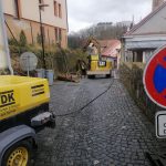 Jordánskou ulicí pod Holečkovými sady v Táboře neprojedete