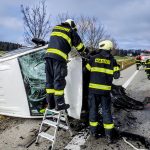 Řidiči, pozor! Nehoda uzavřela hlavní tah mezi Jindřichovým Hradcem a Třeboní
