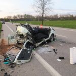 Tragický konec nehody u Hluboké. Řidič škodovky zemřel v nemocnici