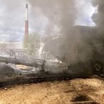 Středa ve znamení požárů. Na Táborsku hořel štěpkovač, na Jindřichohradecku stodola
