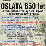 V Hrazanech v sobotu propuknou velkolepé oslavy. Přiletí i dravci