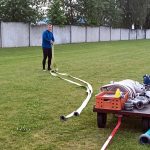 Hradečtí profesionální hasiči uspořádali okresní soutěž v požárním útoku