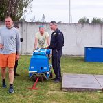Hradečtí profesionální hasiči uspořádali okresní soutěž v požárním útoku