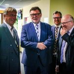 Do nemocnice ve Strakonicích přijeli ministři Válek a Stanjura