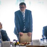 Do nemocnice ve Strakonicích přijeli ministři Válek a Stanjura