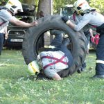 Vzduchem létaly třísky i startér z motoru. Hasiči v Čimelicích stylově oslavili výročí