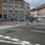 Přes Křižíkovo náměstí už řidiči projedou