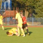 V derby Veselí – Dražice padalo karet jak při karbanu