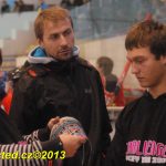 Hokejová show Challenge v Milevsku. Dr. Buben šel do půl těla