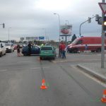První budějovická nehoda byla na křižovatce