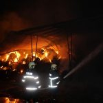 Fotografie: Shořel sklad slámy v Čejkovicích