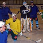 Milevští hokejisté si zpestřelili čtvrteční trénink focením
