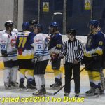 Dramatické momenty hokejového derby Soběslav – Veselí objektivem