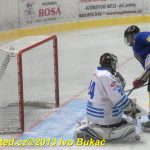 Dramatické momenty hokejového derby Soběslav – Veselí objektivem