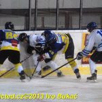 Dramatické momenty hokejového derby Soběslav – Veselí objektivem