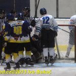 Dramatické momenty hokejového derby Soběslav – Veselí objektivem