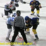 Dramatické momenty hokejového derby Soběslav – Veselí objektivem
