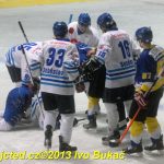 Dramatické momenty hokejového derby Soběslav – Veselí objektivem