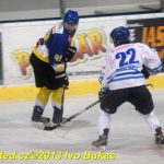 Dramatické momenty hokejového derby Soběslav – Veselí objektivem