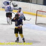 Dramatické momenty hokejového derby Soběslav – Veselí objektivem