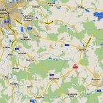Ve směru od Ledenic na Trocnov havarovalo auto