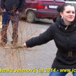 V Čížové létaly vzduchem vánoční stromky