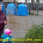 V Čížové létaly vzduchem vánoční stromky