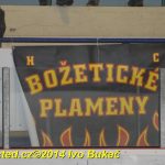 Božetické Plameny se loučily hokejovou exhibicí