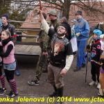 Maškary v Čížové dostaly od místních bohaté pohoštění