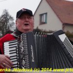 Maškary v Čížové dostaly od místních bohaté pohoštění