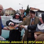 Maškary v Čížové dostaly od místních bohaté pohoštění