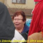 Maškary v Čížové dostaly od místních bohaté pohoštění