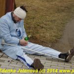 Maškary v Čížové dostaly od místních bohaté pohoštění