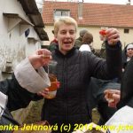 Maškary v Čížové dostaly od místních bohaté pohoštění