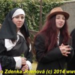 Maškary v Čížové dostaly od místních bohaté pohoštění