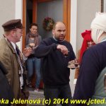 Maškary v Čížové dostaly od místních bohaté pohoštění