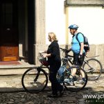 Cyklisté dostali požehnání u kostela v Sepekově