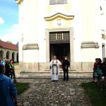Cyklisté dostali požehnání u kostela v Sepekově