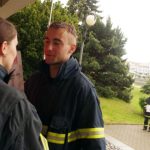 Železným hasičům déšť nevadil