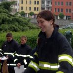 Železným hasičům déšť nevadil