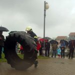 Železným hasičům déšť nevadil