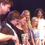 Vítězové Oběžné dráhy: Magdalena Moudrá, Klára Brožová a Karel Leskovec. Přidány fotky