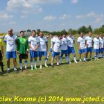 Oslavy kopané ve Smetanově Lhotě ve velkém stylu