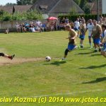 Oslavy kopané ve Smetanově Lhotě ve velkém stylu