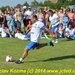 Oslavy kopané ve Smetanově Lhotě ve velkém stylu