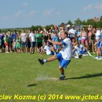 Oslavy kopané ve Smetanově Lhotě ve velkém stylu