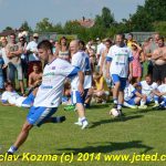 Oslavy kopané ve Smetanově Lhotě ve velkém stylu